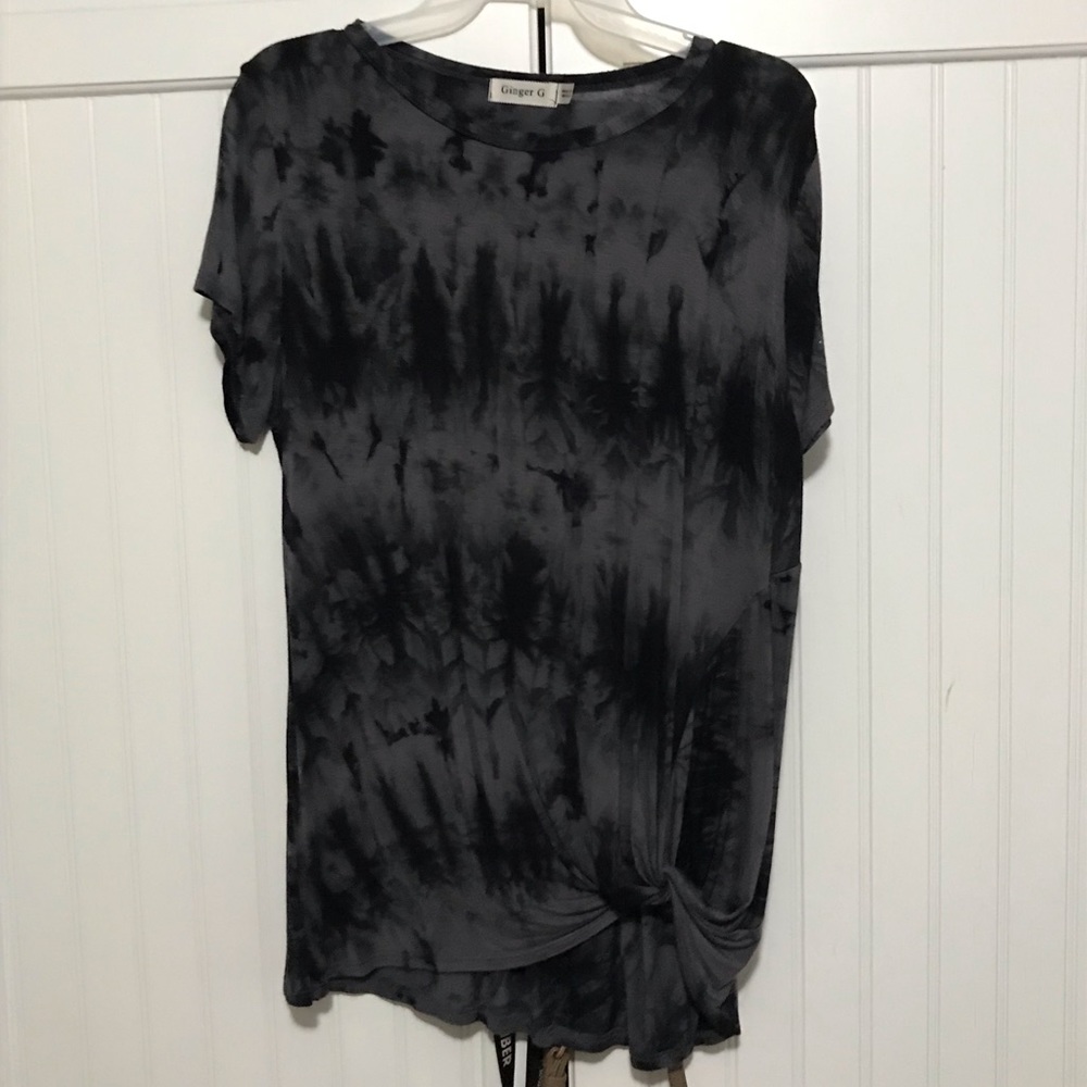 Black Tie Dye T Shirt
